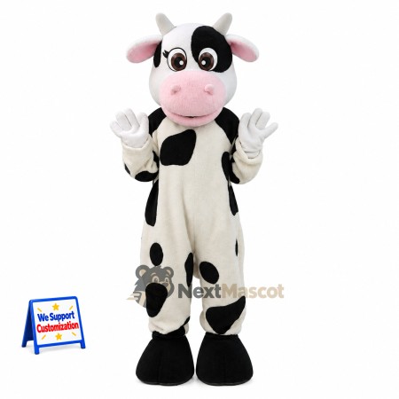 Cow Mascot Costume - Spotted for School Events Cow Mascot Costume - Spotted for School Events