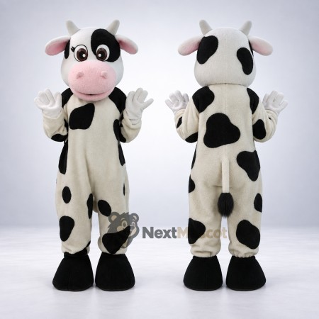 Cow Mascot Costume - Spotted for School Events Cow Mascot Costume - Spotted for School Events
