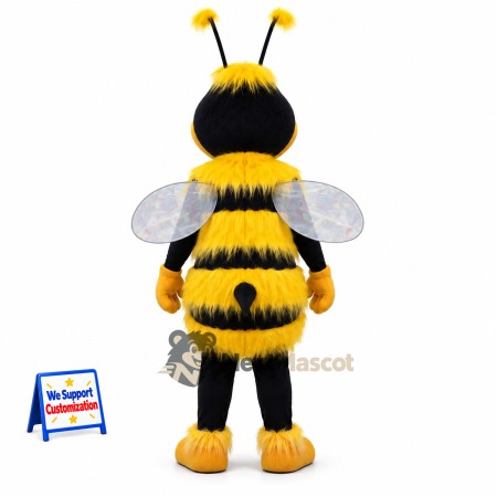 Bee Mascot Costume - Fuzzy, Yellow Bee Mascot Costume - Fuzzy, Yellow
