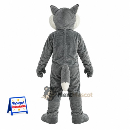 Wolf Mascot Costume - Gray Wolf Mascot Costume - Gray