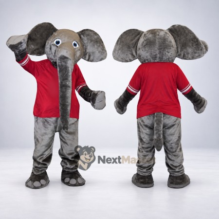 Elephant Mascot Costume - Red Jacket Elephant Mascot Costume - Red Jacket