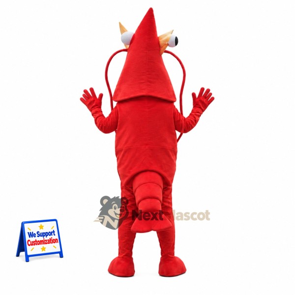 Lobster Mascot Costume - Red for Ocean Events Lobster Mascot Costume - Red for Ocean Events