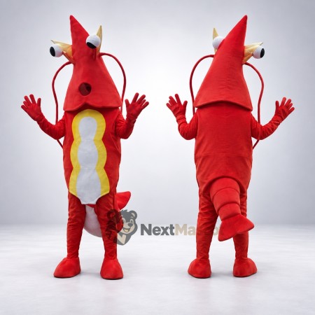 Lobster Mascot Costume - Red for Ocean Events Lobster Mascot Costume - Red for Ocean Events