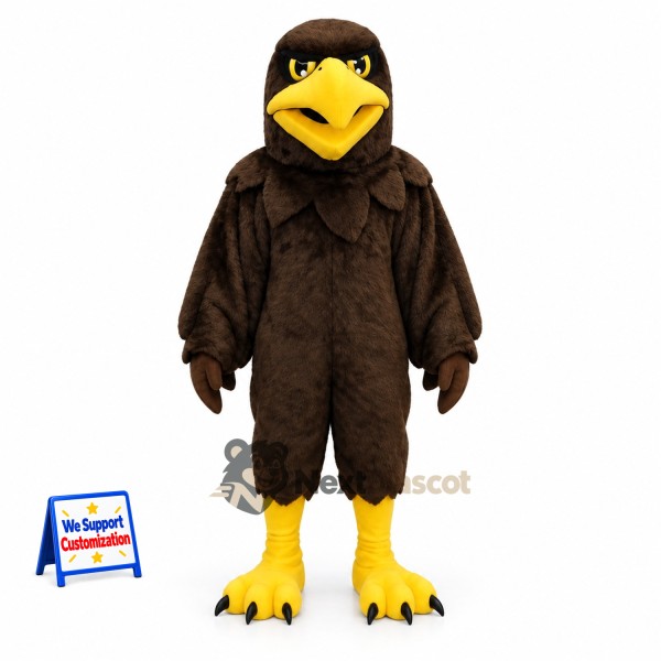 Eagle Mascot Costume - Brown
