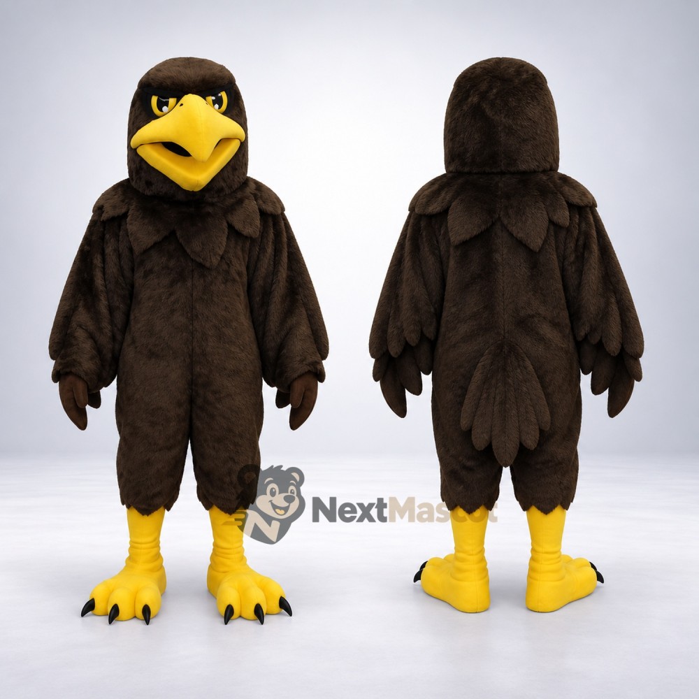 Eagle Mascot Costume - Brown Eagle Mascot Costume - Brown
