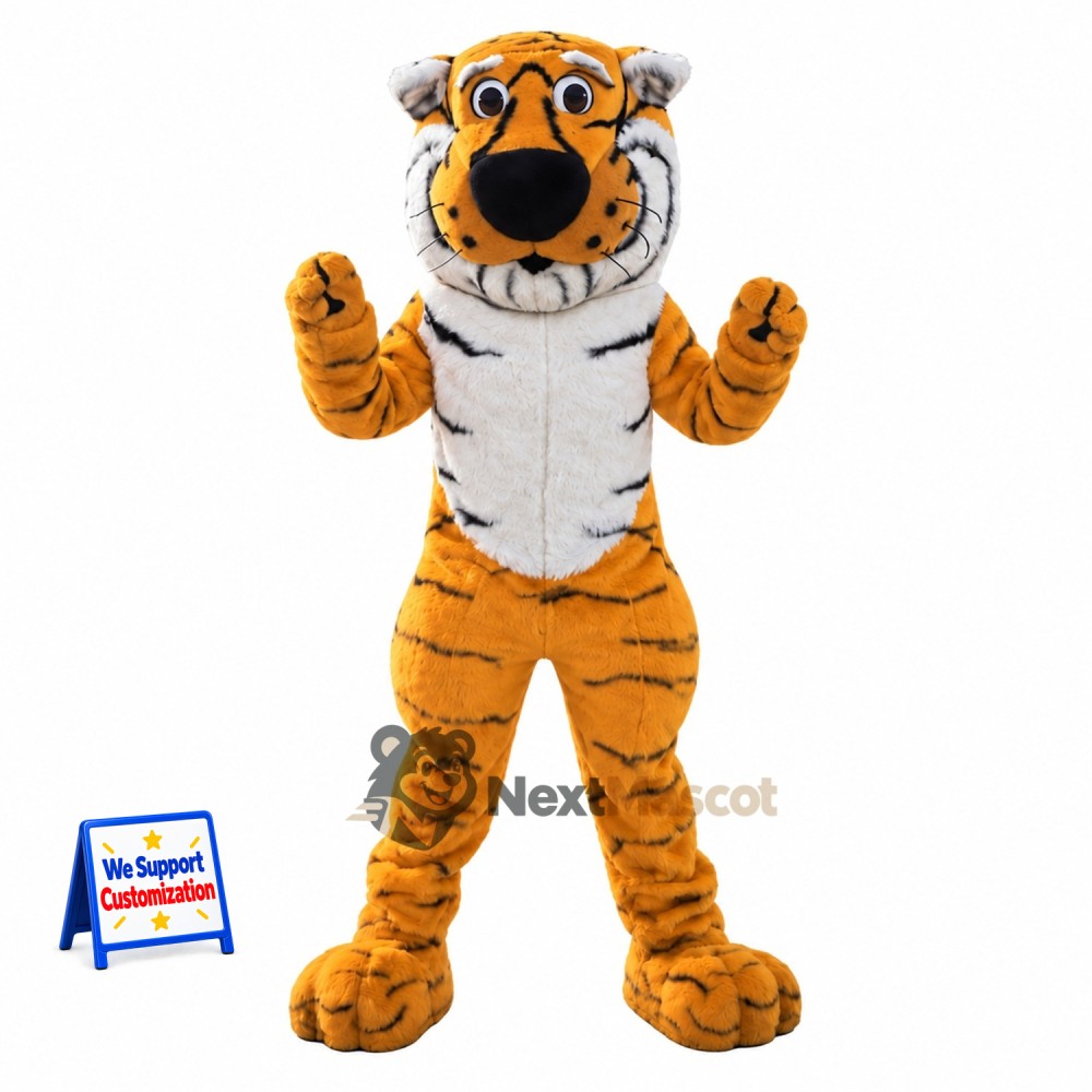 Tiger Mascot Costume - Orange Tiger Mascot Costume - Orange