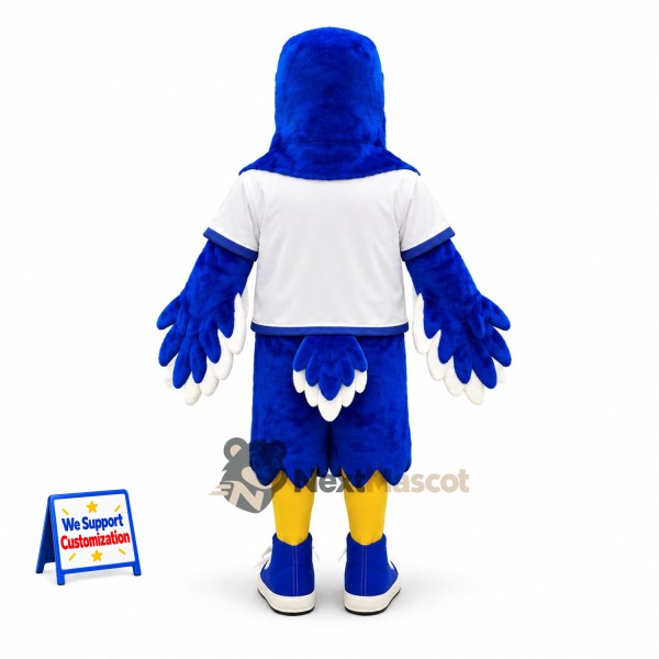 Eagle Mascot Costume - Blue, White Shirt for Parades Eagle Mascot Costume - Blue, White Shirt for Parades