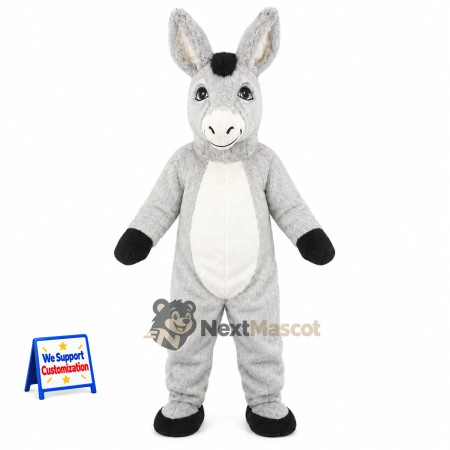 Donkey Mascot Costume - Gray Donkey Mascot Costume - Gray