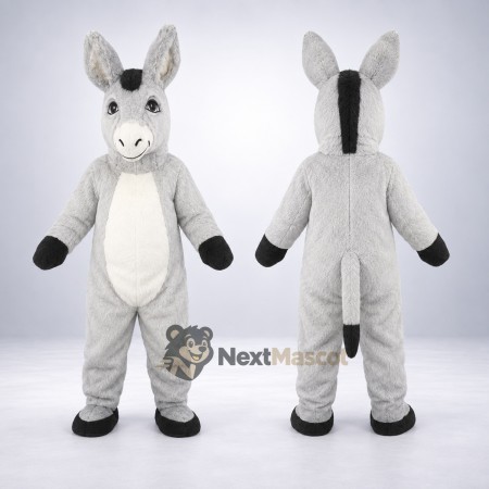 Donkey Mascot Costume - Gray Donkey Mascot Costume - Gray