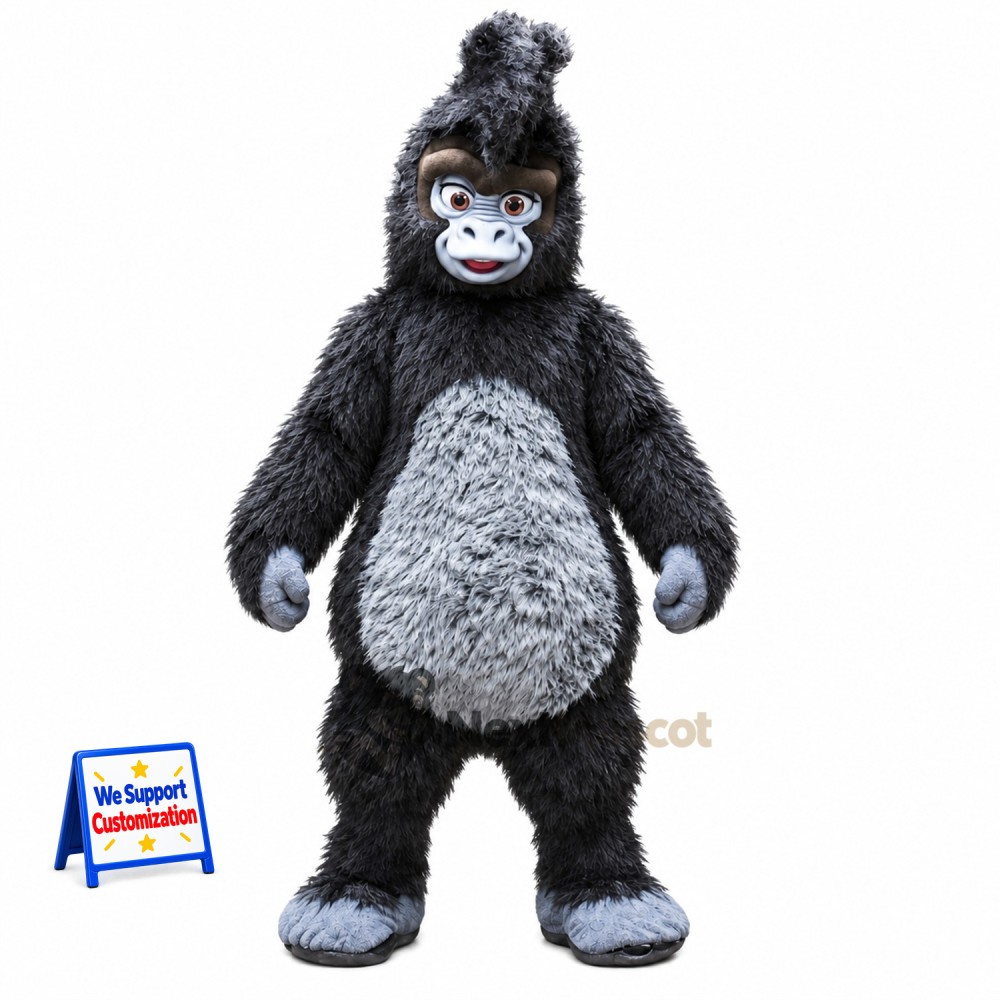 Gorilla Mascot Costume - Black Gorilla Mascot Costume - Black