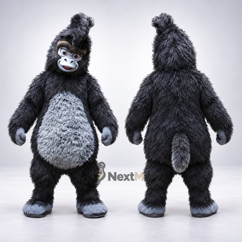 Gorilla Mascot Costume - Black Gorilla Mascot Costume - Black