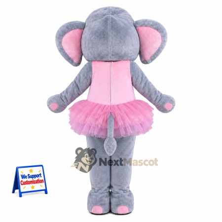Elephant Mascot Costume - Pink Tutu