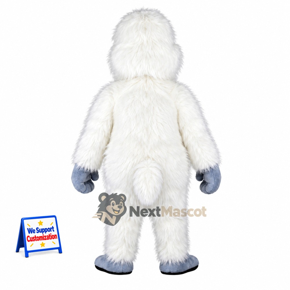 Yeti Mascot Costume - White Yeti Mascot Costume - White