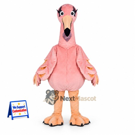 Flamingo Mascot Costume - Pink Flamingo Mascot Costume - Pink