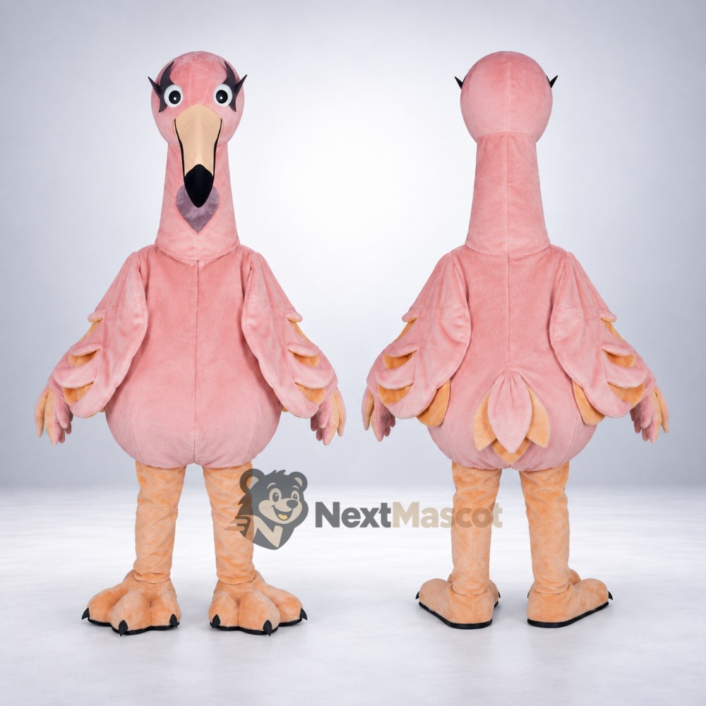 Flamingo Mascot Costume - Pink Flamingo Mascot Costume - Pink