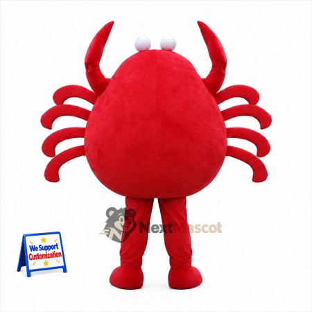 Crab Mascot Costume - Red for Ocean Events Crab Mascot Costume - Red for Ocean Events