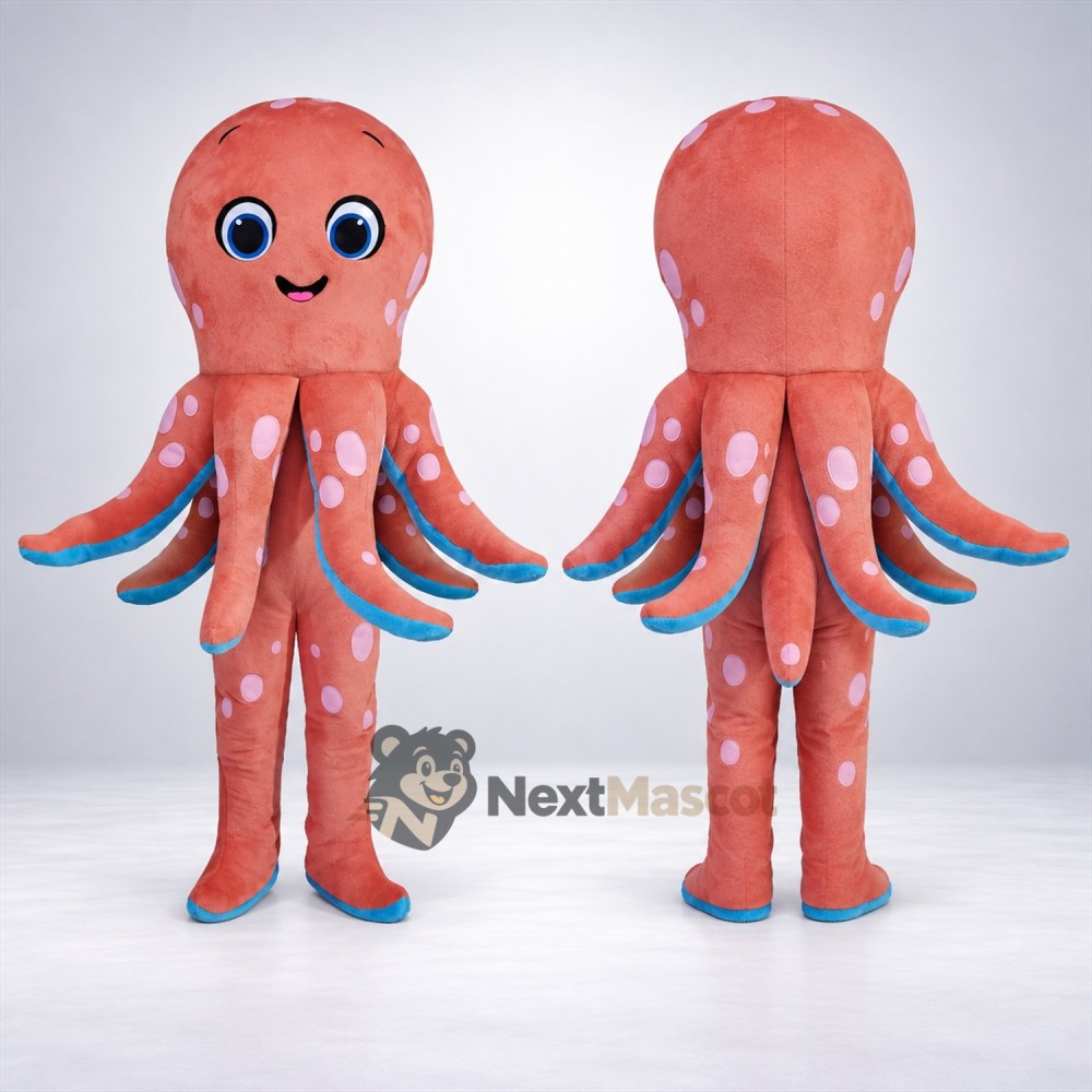 Octopus Mascot Costume - Pink Octopus Mascot Costume - Pink