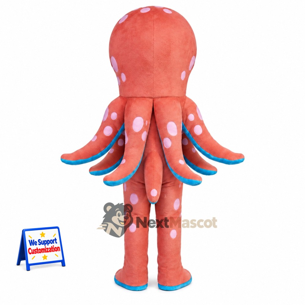 Octopus Mascot Costume - Pink Octopus Mascot Costume - Pink