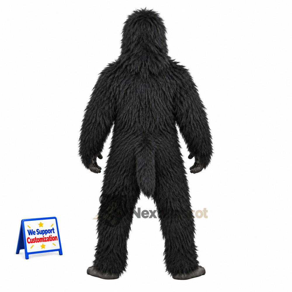 Gorilla Mascot Costume - Black for Parades