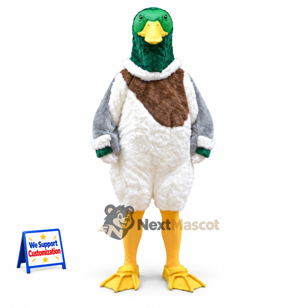 Mallard Duck Mascot Costume Mallard Duck Mascot Costume