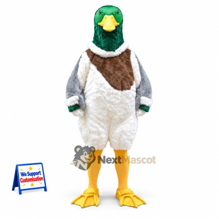 Mallard Duck Mascot Costume Mallard Duck Mascot Costume