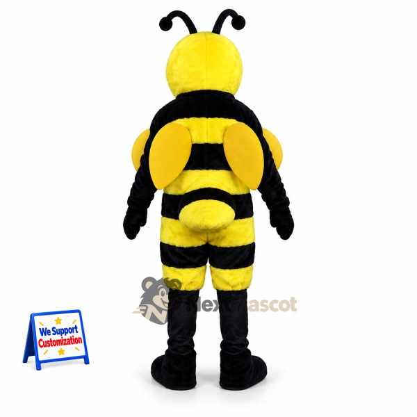 Bee Mascot Costume - Yellow, Striped Legs Bee Mascot Costume - Yellow, Striped Legs