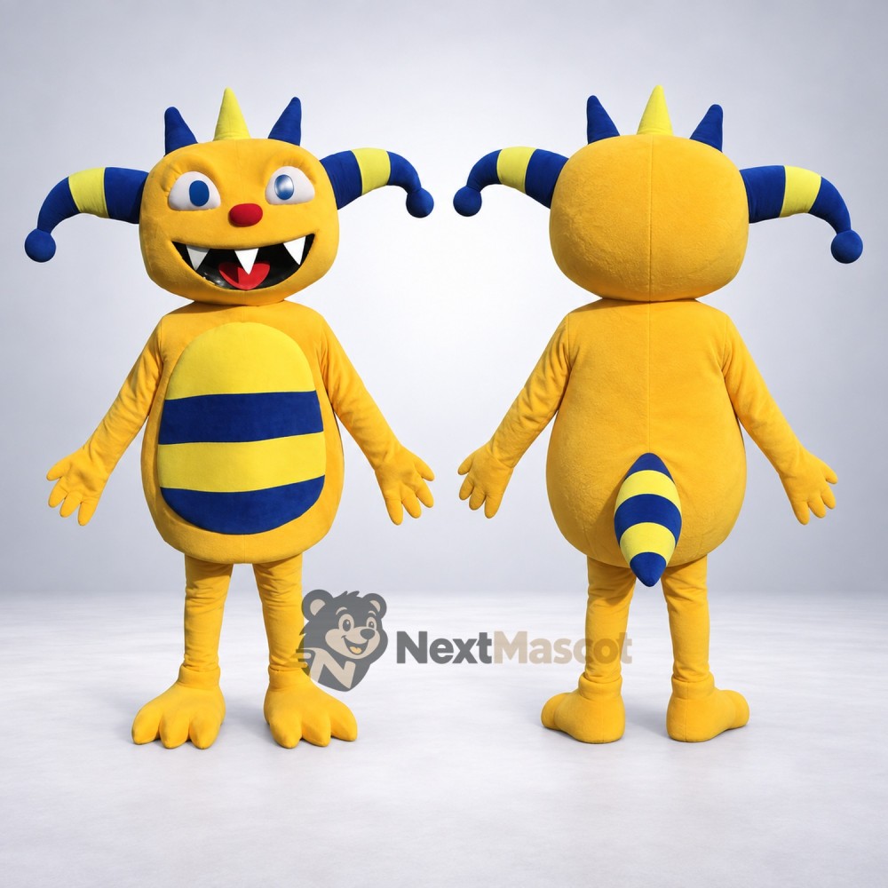 Monster Mascot Costume - Yellow Monster Mascot Costume - Yellow