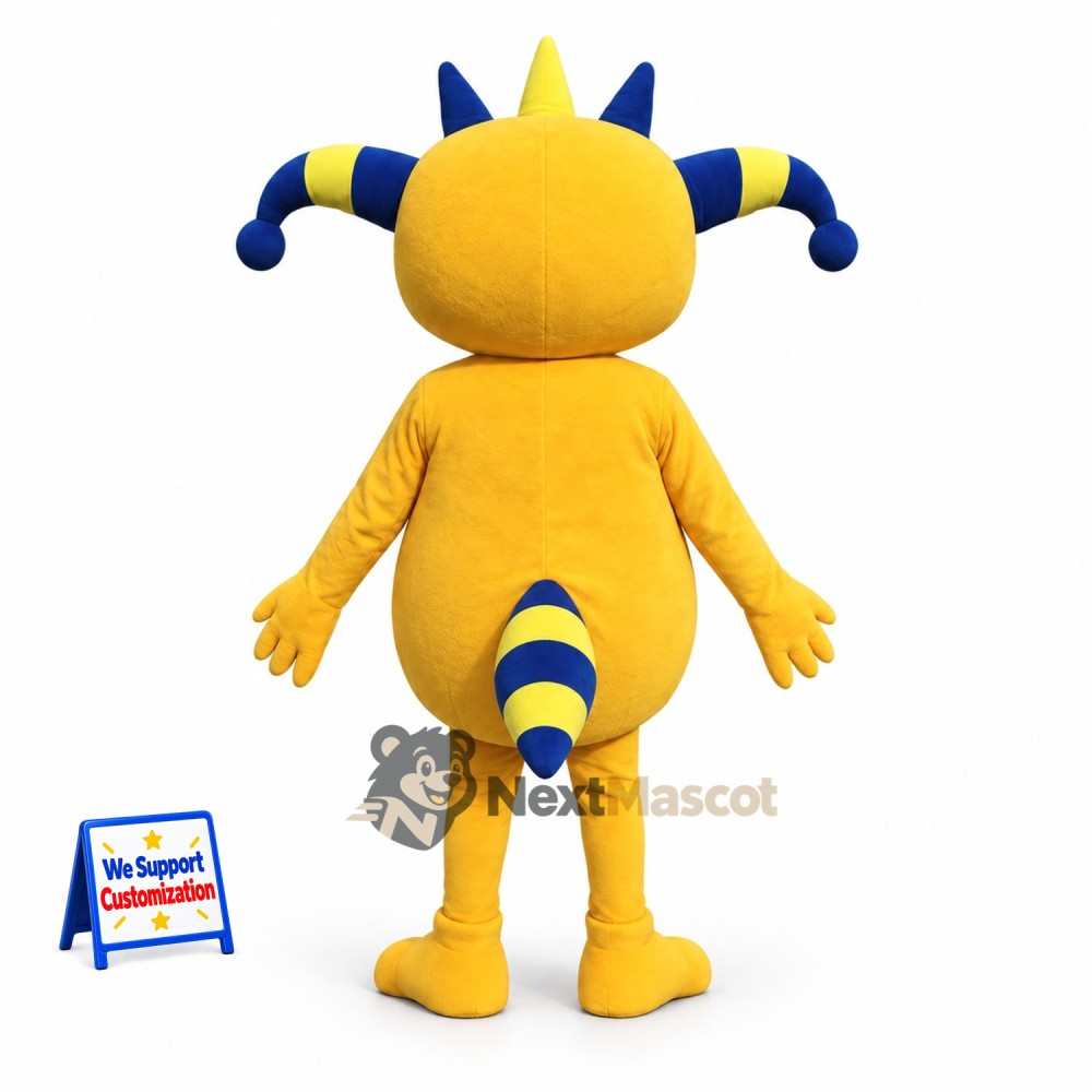 Monster Mascot Costume - Yellow Monster Mascot Costume - Yellow
