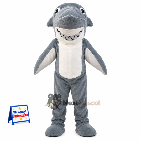 Shark Mascot Costume - Gray Shark Mascot Costume - Gray