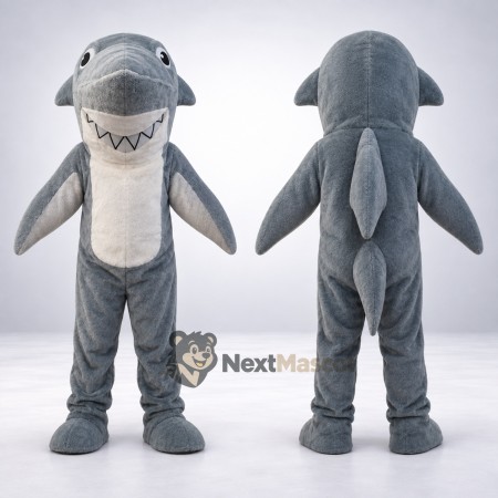 Shark Mascot Costume - Gray Shark Mascot Costume - Gray