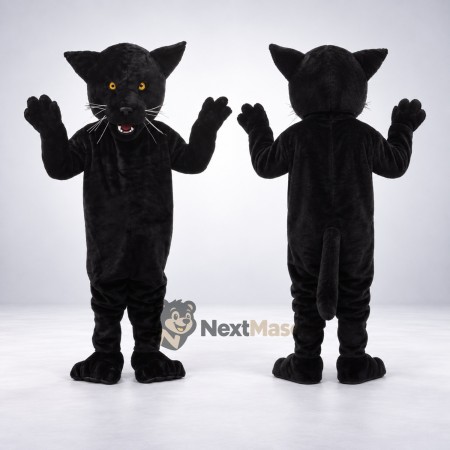 Cat Mascot Costume - Black Cat Mascot Costume - Black