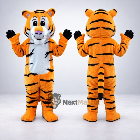 Tiger Mascot Costume - Orange for Parades Tiger Mascot Costume - Orange for Parades