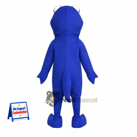 Shark Mascot Costume - Blue for Aquarium Events Shark Mascot Costume - Blue for Aquarium Events