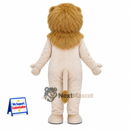 Lion Mascot Costume - Tan Lion Mascot Costume - Tan