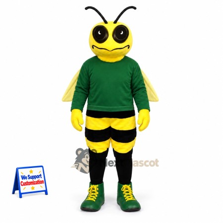 Bee Mascot Costume - Green Shirt Bee Mascot Costume - Green Shirt