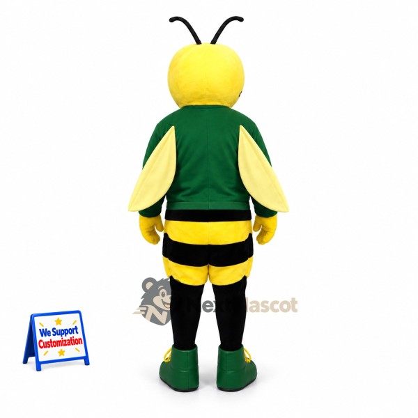 Bee Mascot Costume - Green Shirt