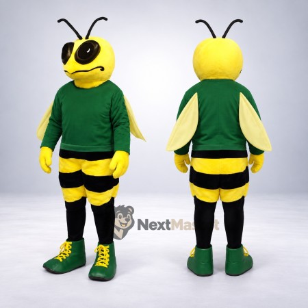 Bee Mascot Costume - Green Shirt Bee Mascot Costume - Green Shirt