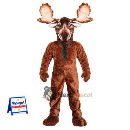 Moose Mascot Costume - Brown Moose Mascot Costume - Brown