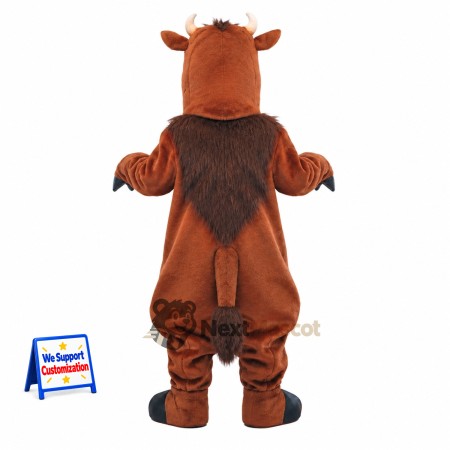 Bull Mascot Costume - Brown Bull Mascot Costume - Brown