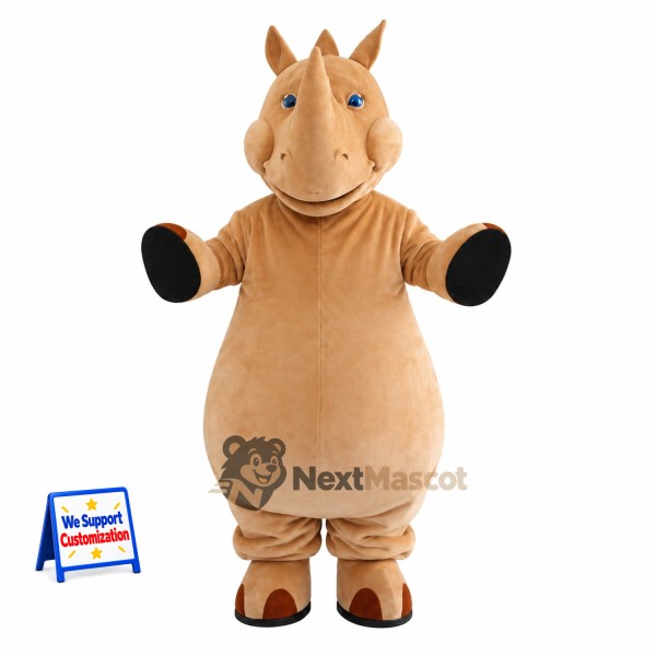 Horse Mascot Costume - Brown