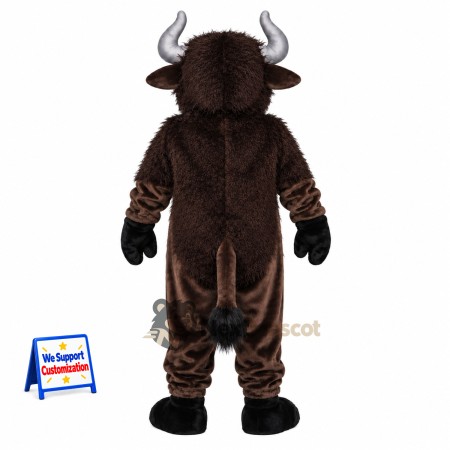 Bull Mascot Costume - Brown for Parades