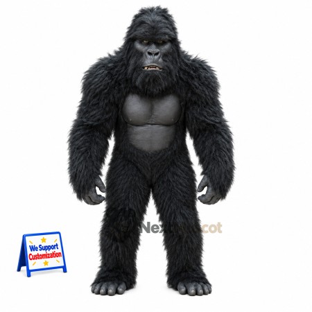 Gorilla Mascot Costume - Black for School Events Gorilla Mascot Costume - Black for School Events