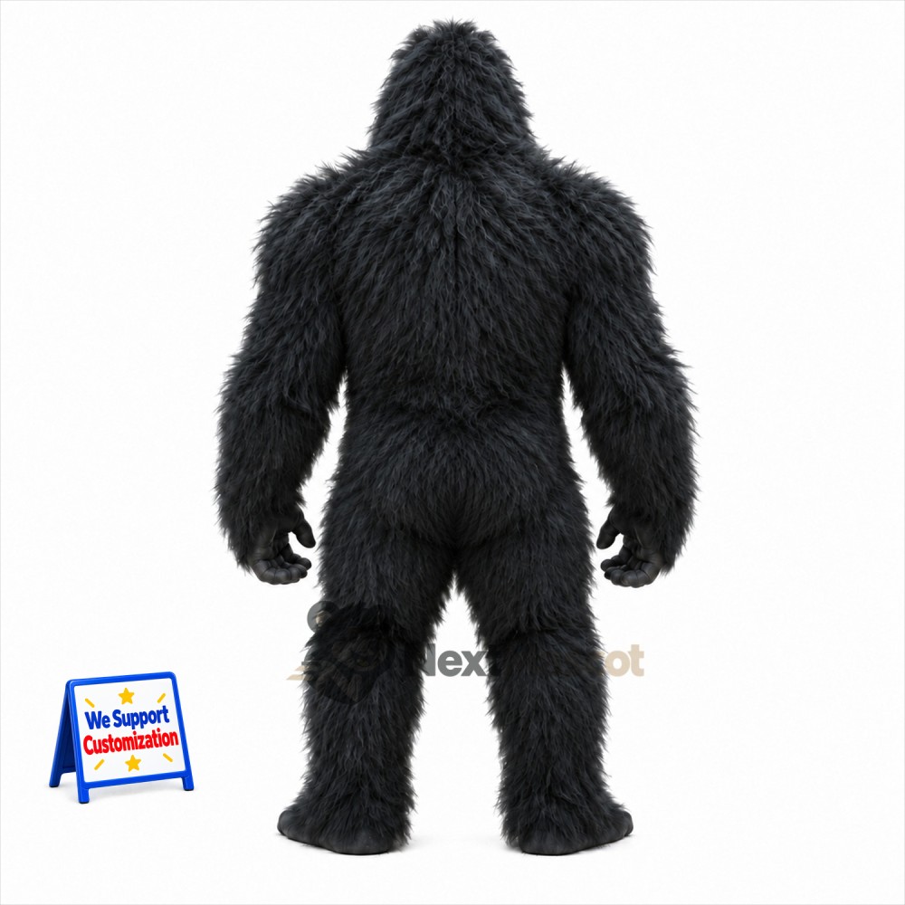 Gorilla Mascot Costume - Black for School Events Gorilla Mascot Costume - Black for School Events