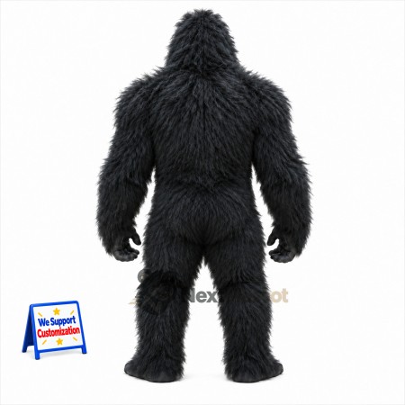 Gorilla Mascot Costume - Black for School Events Gorilla Mascot Costume - Black for School Events