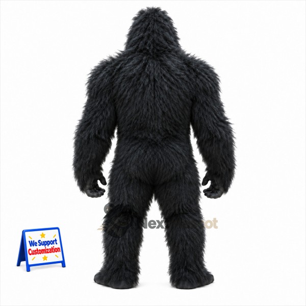 Gorilla Mascot Costume - Black for School Events Gorilla Mascot Costume - Black for School Events