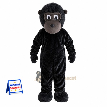 Gorilla Mascot Costume - Black for Community Events Gorilla Mascot Costume - Black for Community Events