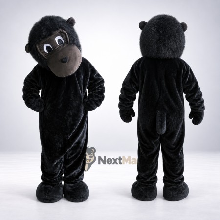 Gorilla Mascot Costume - Black for Community Events Gorilla Mascot Costume - Black for Community Events
