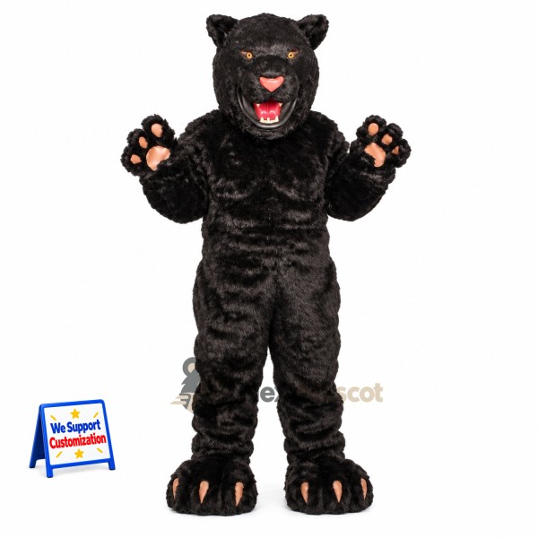 Panther Mascot Costume - Black for Parades