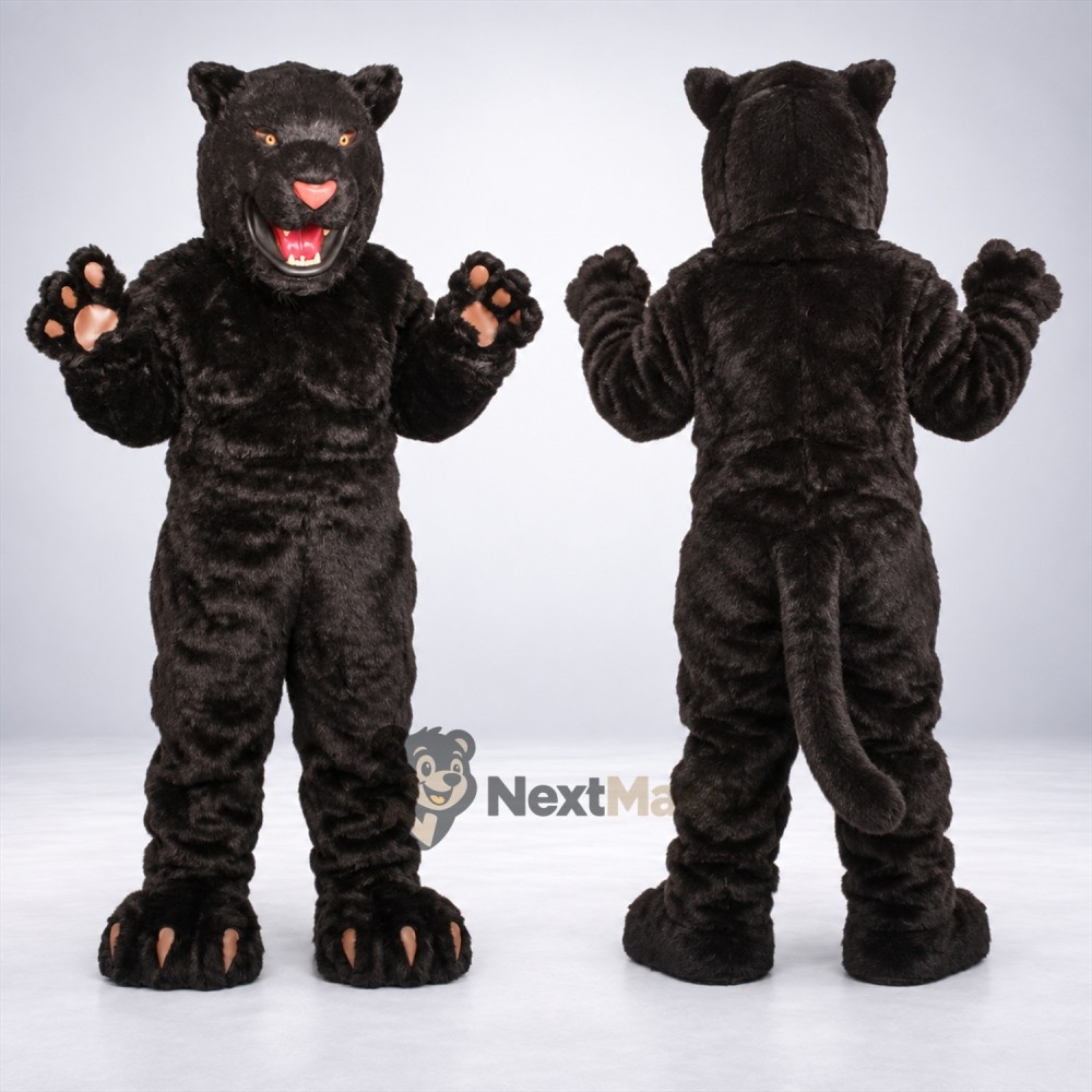 Panther Mascot Costume - Black for Parades Panther Mascot Costume - Black for Parades