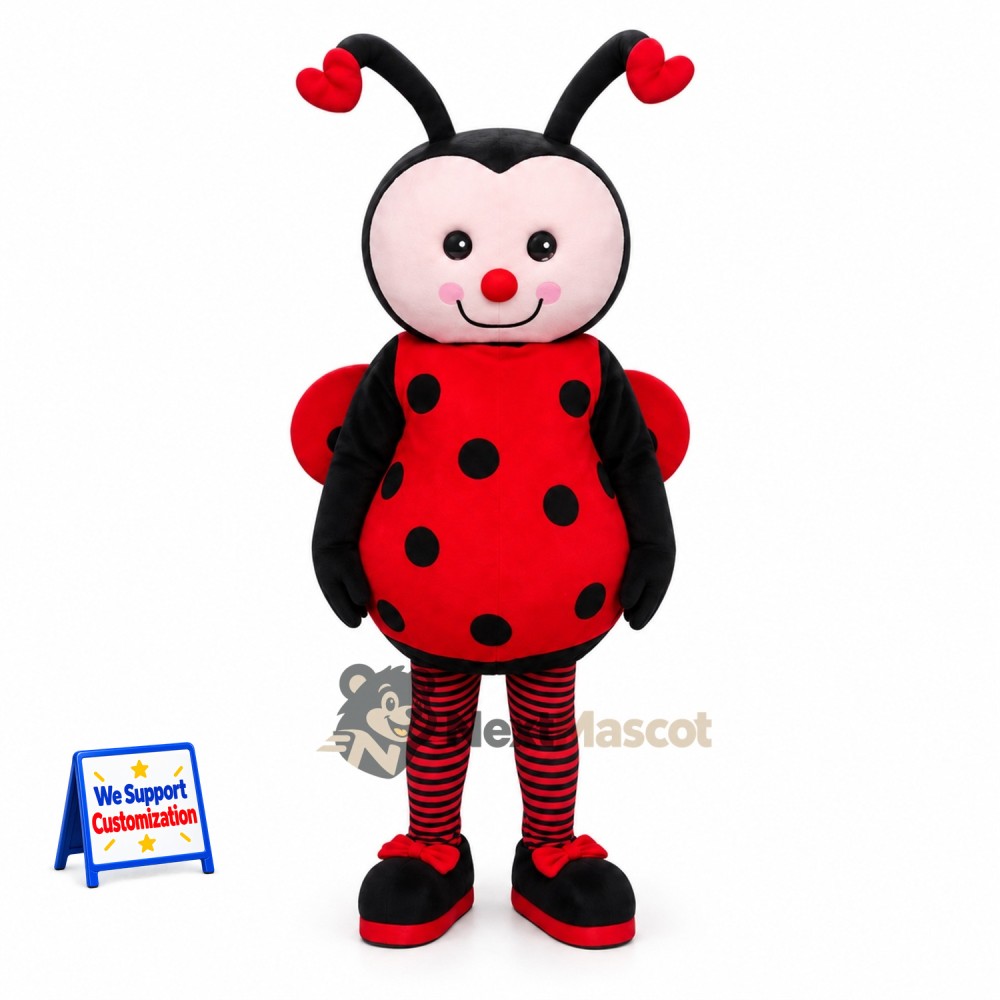 Ladybug Mascot Costume - Red Ladybug Mascot Costume - Red